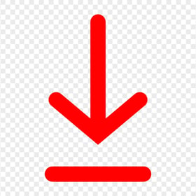 Download Down Arrow Red Symbol Sign Icon HD PNG