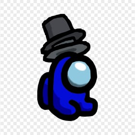 HD Blue Among Us Mini Crewmate Baby Double Top Hat PNG