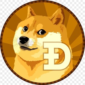 HD Dogecoin Crypto Coin PNG