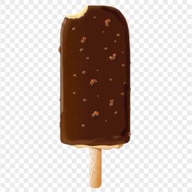 PNG Chocolate Ice Cream Bar Illustration