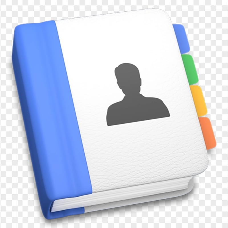 Address Book Contacts Manager 3D Icon | Citypng