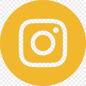 Yellow Circle Instagram Logo Sign Icon