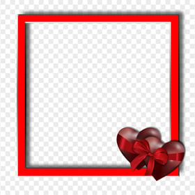 Square Romantic Love Photo Frame
