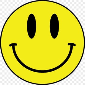Clipart Yellow Smiley Face Emoji FREE PNG