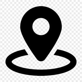 Transparent GPS Location Black Symbol Icon