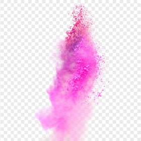 HD Pink Powder Dust Smoke Explosion PNG