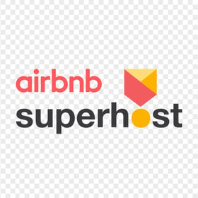 HD Airbnb Superhost Badge Logo PNG Image