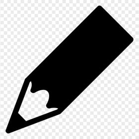 HD Black Short Pencil Icon PNG