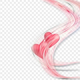 Download HD Valentine Love Abstract Hearts PNG