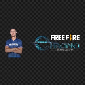 HD CR7 Operation Chrono & Free Fire Logos PNG