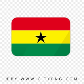 HD Ghana Flag Icon Transparent Background