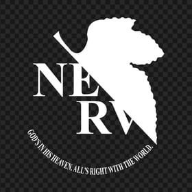 White Nerv Logo Image PNG