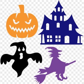 Halloween Elements Collection Silhouette FREE PNG