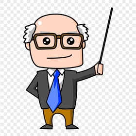 Cartoon Clipart Professor Teacher HD PNG