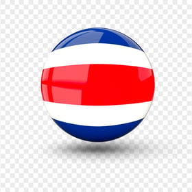 Sphere Circle Costa Rica Flag Icon PNG Image