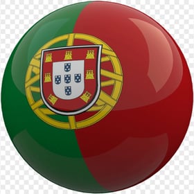 Portuguese Portugal Flag Sphere Icon PNG