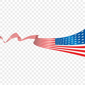 Usa American United States Flag Ribbon Pattern