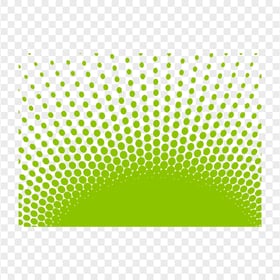 Transparent Green Halftone Polka Dots Abstract