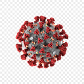 3D Covid 19 Corona Virus Shape Icon Structure