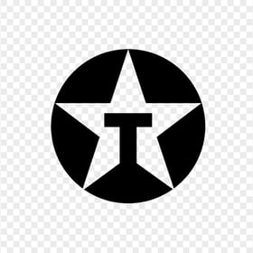 Texaco Black Star Logo Image PNG