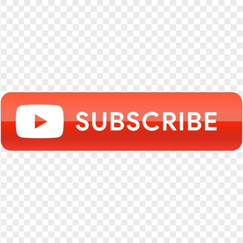 Youtube Subscribe clear red  button
