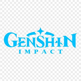 Genshin Impact Game Blue Logo PNG IMG