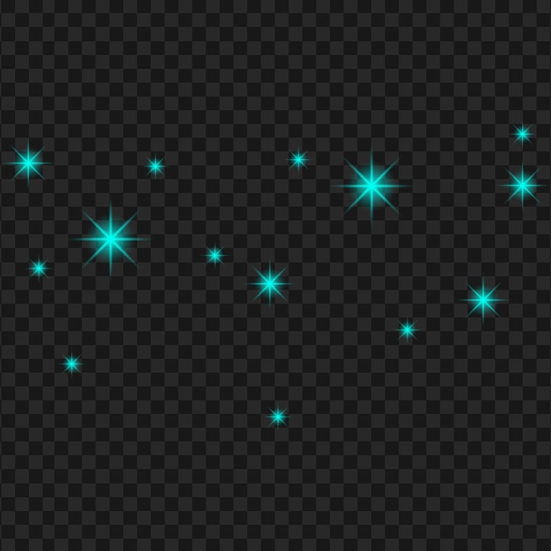 HD Blue Turquoise Stars Sparkle Background PNG | Citypng