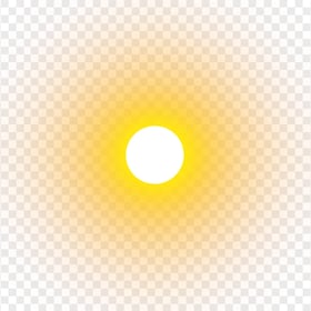 Yellow Sun Circle Effect
