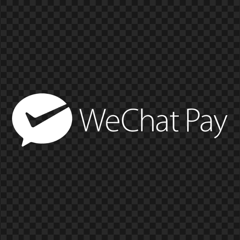 HD White WeChat Pay Logo