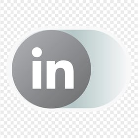 HD Gray Linkedin Offline OFF Disabled Web Icon PNG