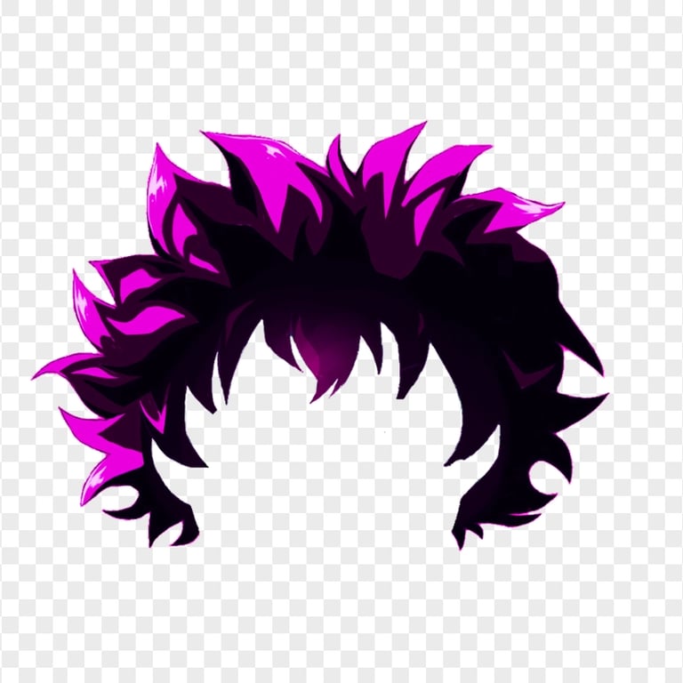 Hd Pink Anime Boy Hair Transparent Png | Citypng