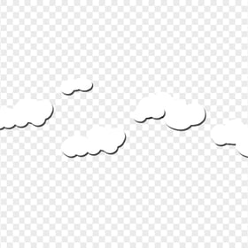 HD White Clouds Clipart Transparent PNG