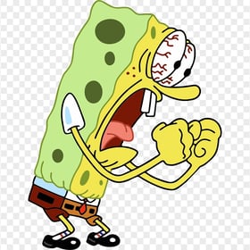HD Spongebob Very Angry Character Transparent PNG