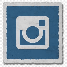 Blue Computer Icon Of Old Instagram Logo