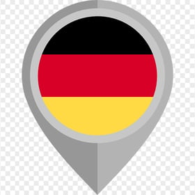 Map Pin Icon With Germany Flag FREE PNG