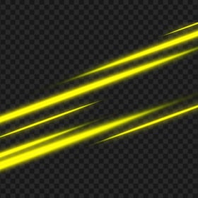 Glowing Yellow Lines Thumbnail Effect FREE PNG