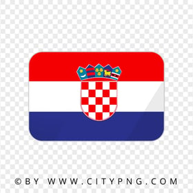 HD Croatia Flag Icon Transparent Background
