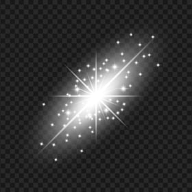White Light Sparkle Shining Star Effect PNG