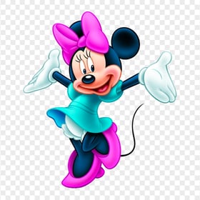 Minnie Mouse Cute Pose Illustration Character PNG
