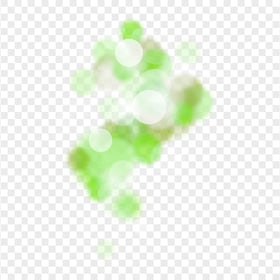 HD Green Bokeh Thumbnail Effect Background PNG