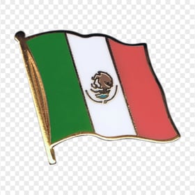 Mexico Lapel Pin Flag PNG