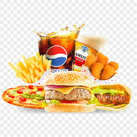 Real Fast Food Meals Combo Meal HD Transparent PNG