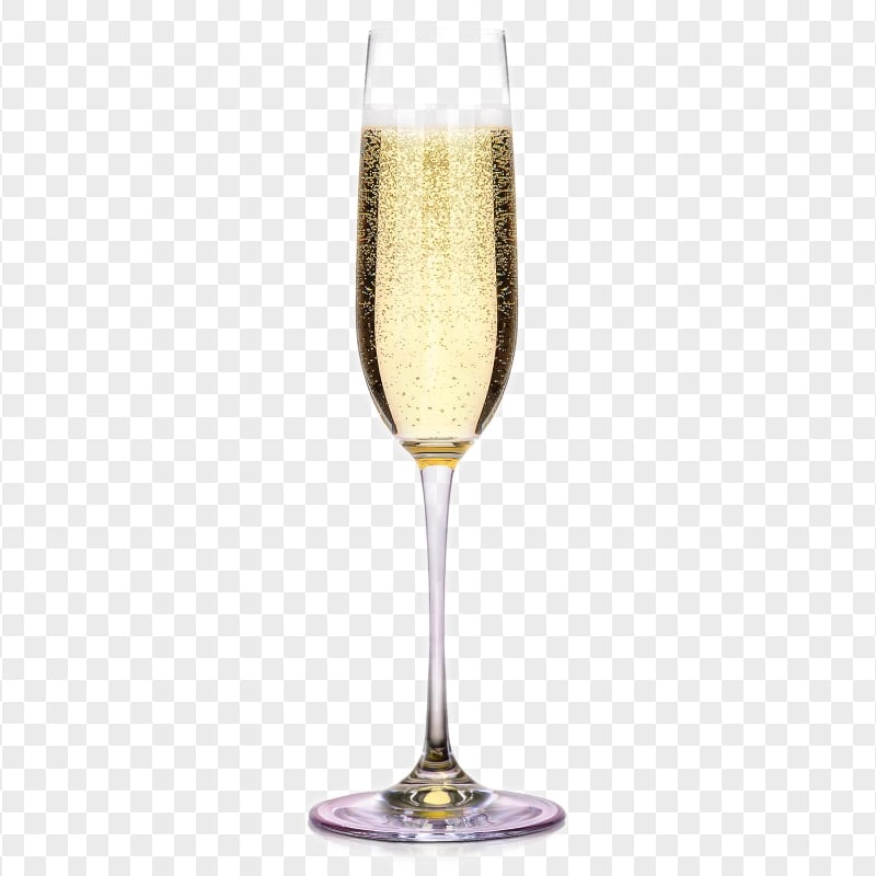 HD Champagne Flute Glass PNG