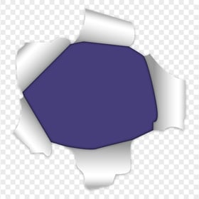HD Purple Tear Scratch Hole Paper PNG