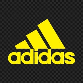 HD Adidas Yellow Logo Transparent Background