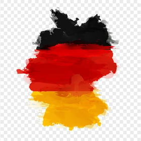 Watercolor Germany Flag