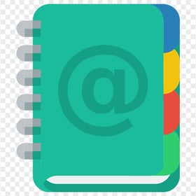 Address, Contacts, Telephone Book Flat Icon