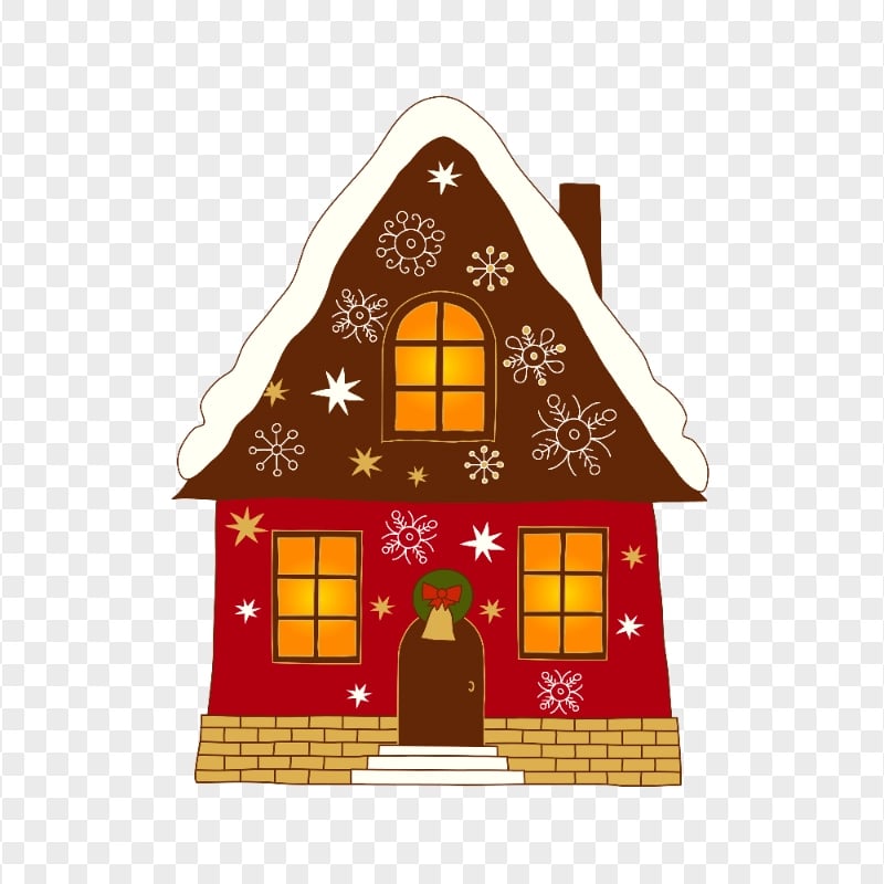 HD PNG Christmas Clipart House