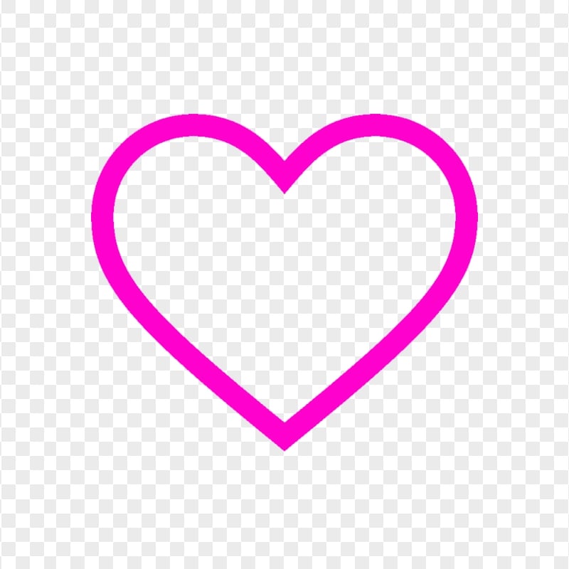 Transparent HD Pink Heart Love Valentine Symbol Sign Icon