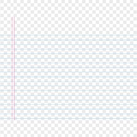 HD Lined School Notebook Paper Sheet PNG